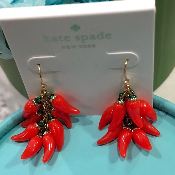 Kate Spade New Chili Pepper Dangle 